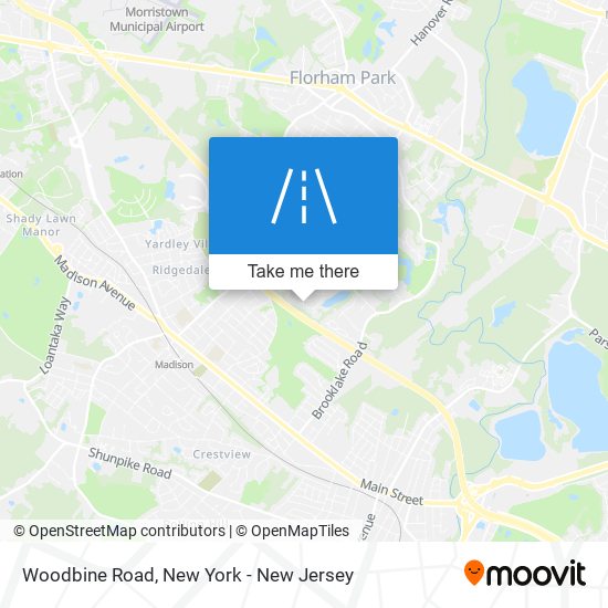 Mapa de Woodbine Road