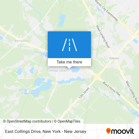 East Collings Drive map