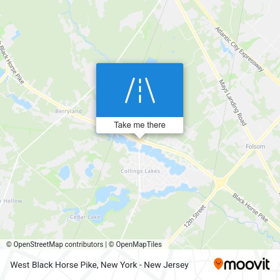 Mapa de West Black Horse Pike