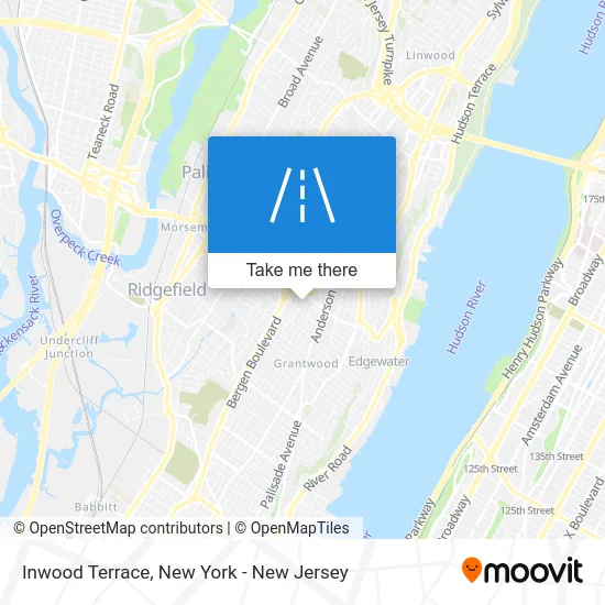 Inwood Terrace map