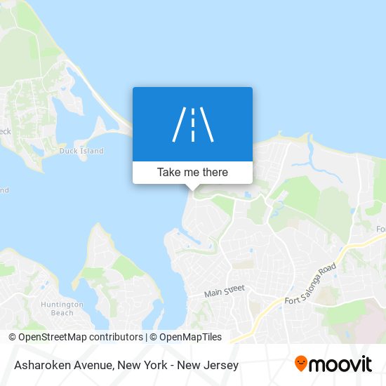 Mapa de Asharoken Avenue