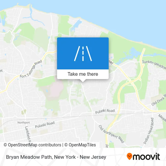 Bryan Meadow Path map