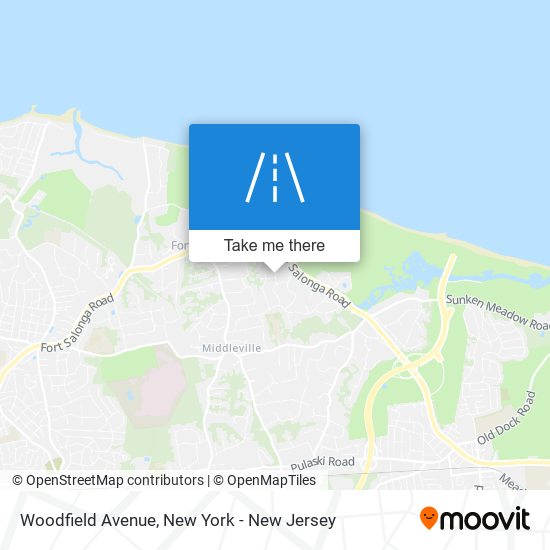 Mapa de Woodfield Avenue