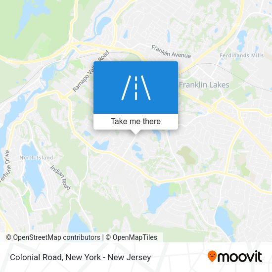 Mapa de Colonial Road