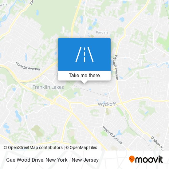 Gae Wood Drive map