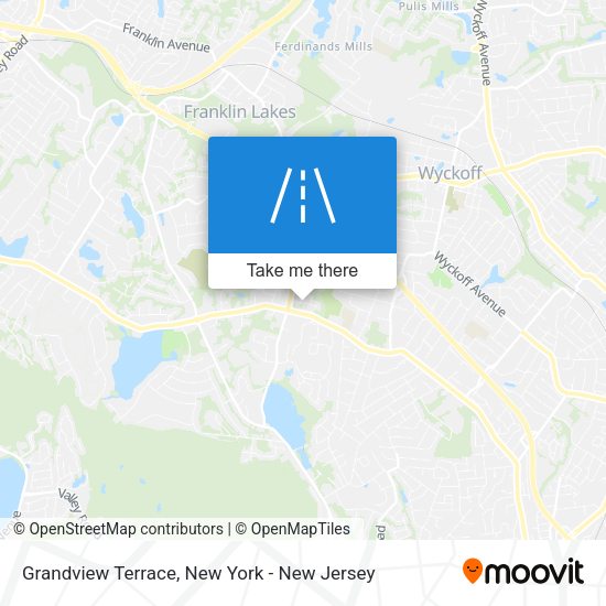 Mapa de Grandview Terrace
