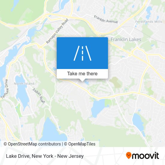 Lake Drive map