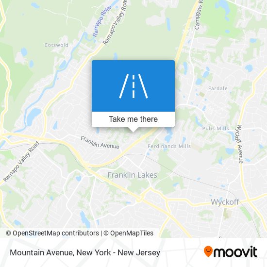 Mapa de Mountain Avenue