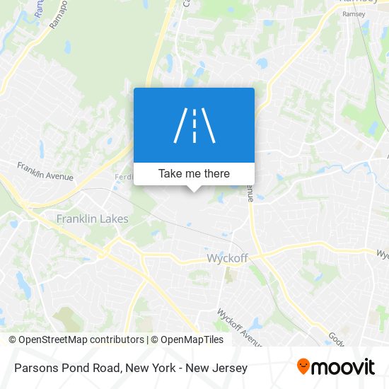 Mapa de Parsons Pond Road