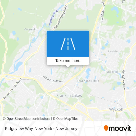 Ridgeview Way map