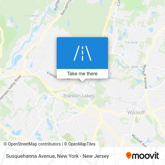 Mapa de Susquehanna Avenue