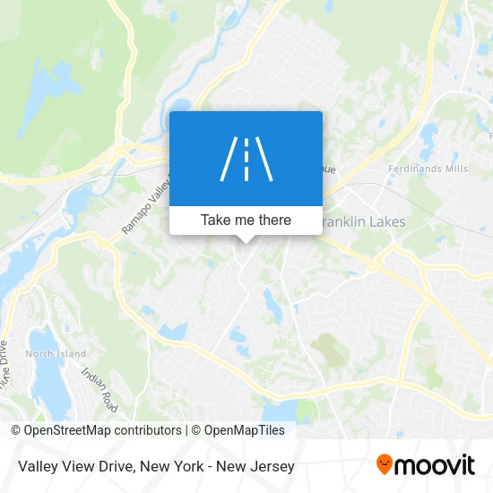 Valley View Drive map