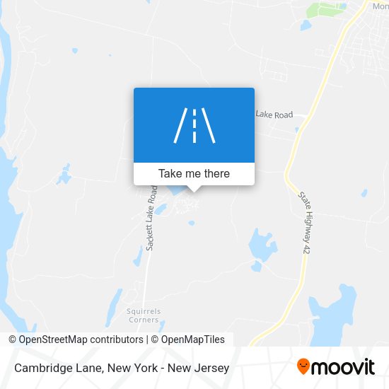 Mapa de Cambridge Lane