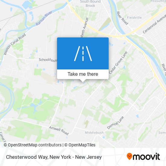 Chesterwood Way map