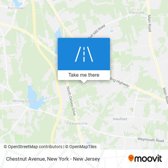 Mapa de Chestnut Avenue