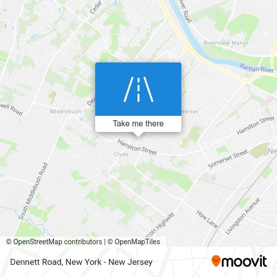 Mapa de Dennett Road