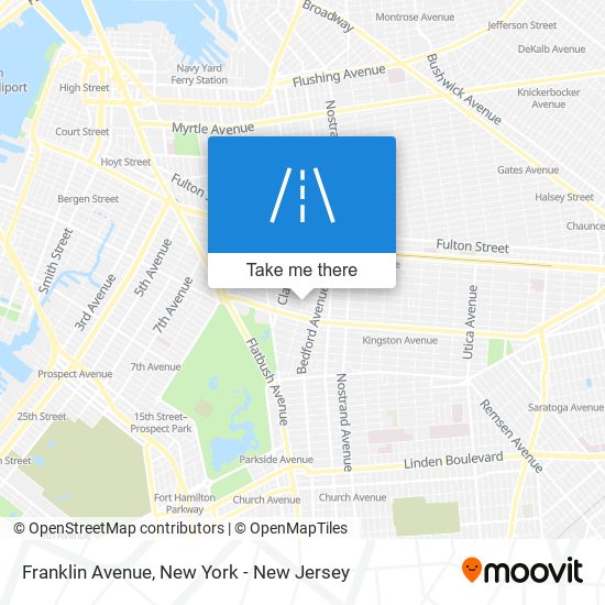Franklin Avenue map