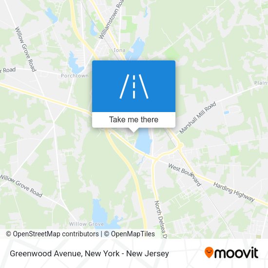 Mapa de Greenwood Avenue