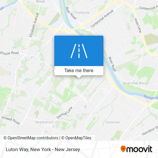 Luton Way map