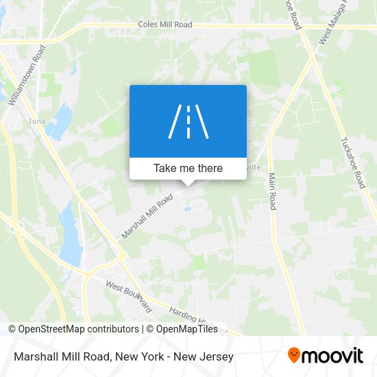 Mapa de Marshall Mill Road