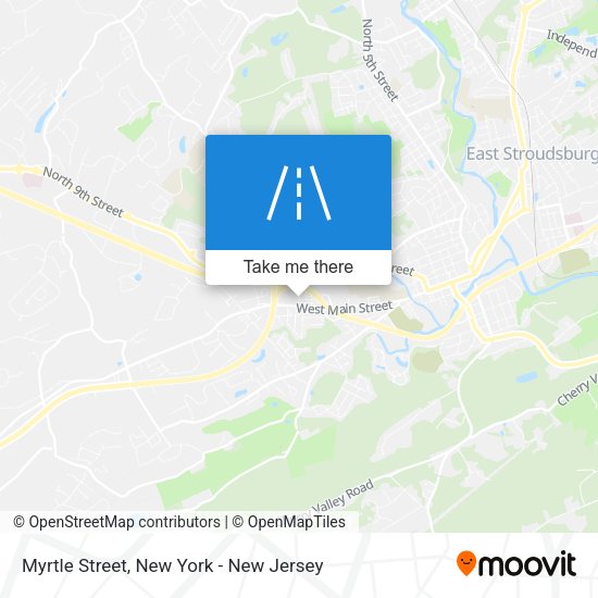 Mapa de Myrtle Street