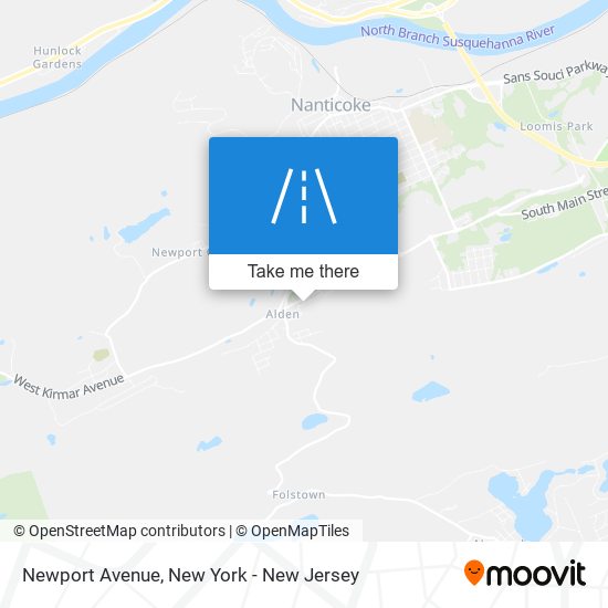 Mapa de Newport Avenue