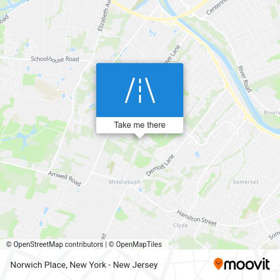 Mapa de Norwich Place