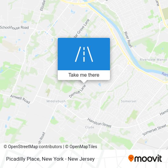 Mapa de Picadilly Place