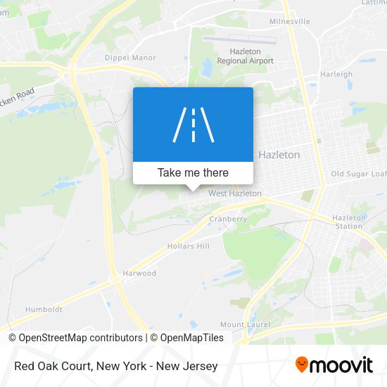 Mapa de Red Oak Court