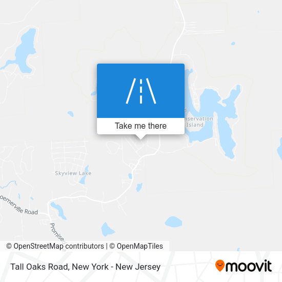 Mapa de Tall Oaks Road