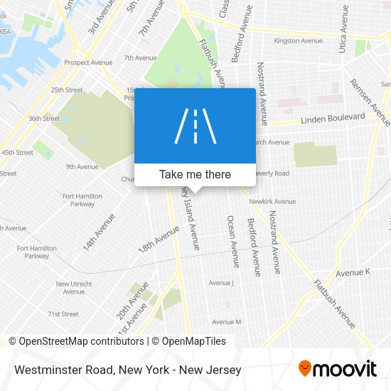 Westminster Road map