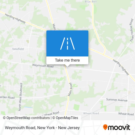 Mapa de Weymouth Road