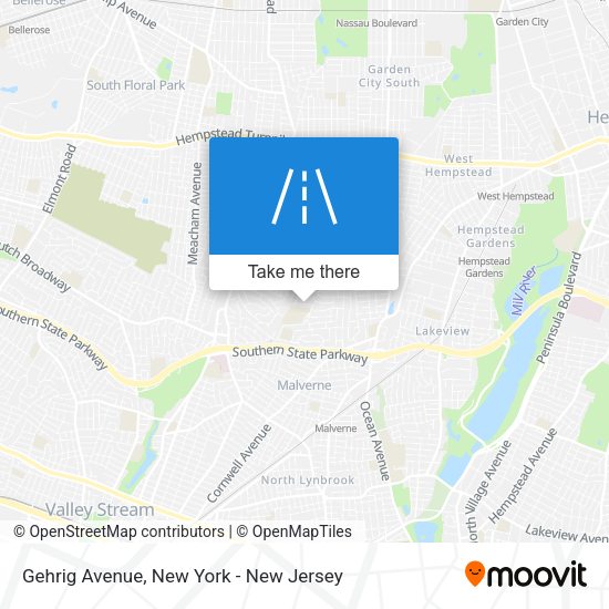 Mapa de Gehrig Avenue