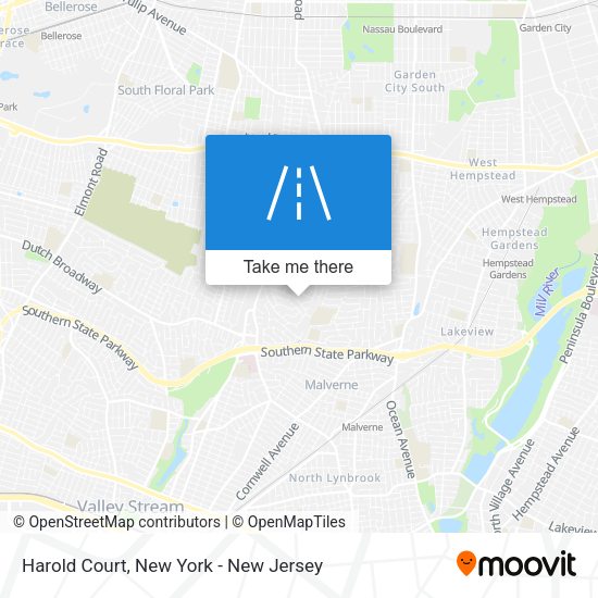 Mapa de Harold Court