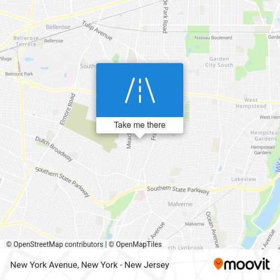 Mapa de New York Avenue