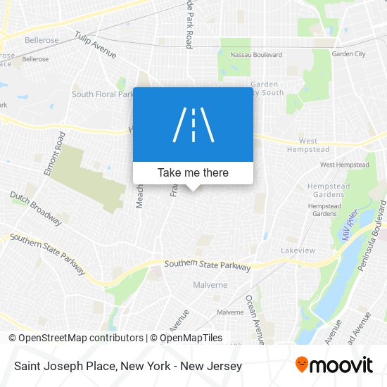 Saint Joseph Place map