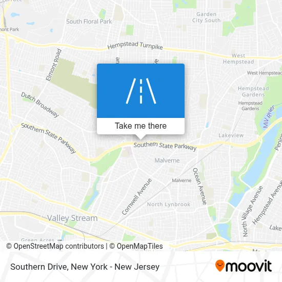 Southern Drive map