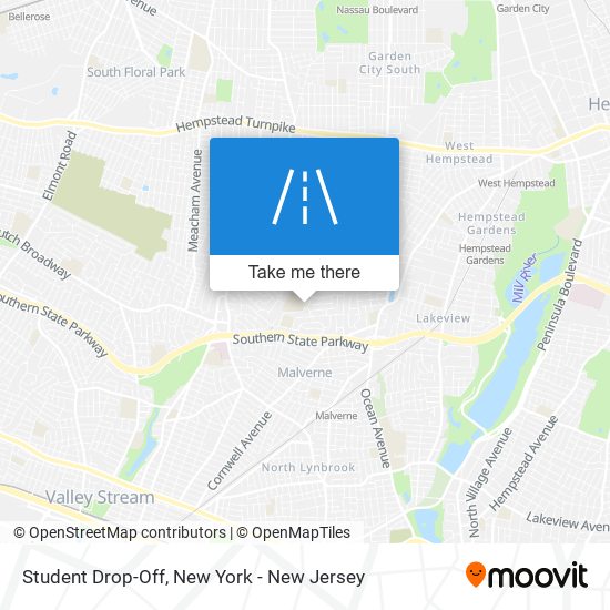 Student Drop-Off map