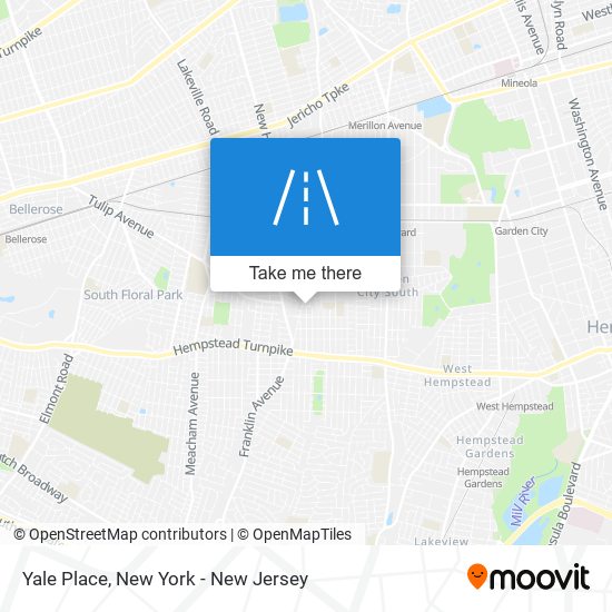 Yale Place map