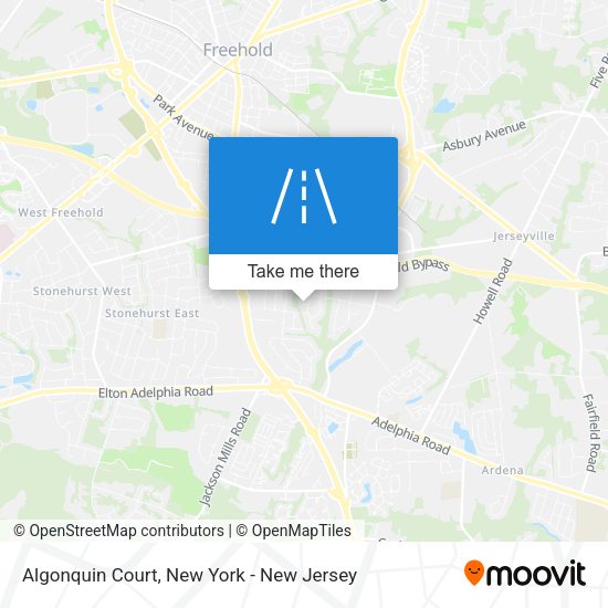 Mapa de Algonquin Court