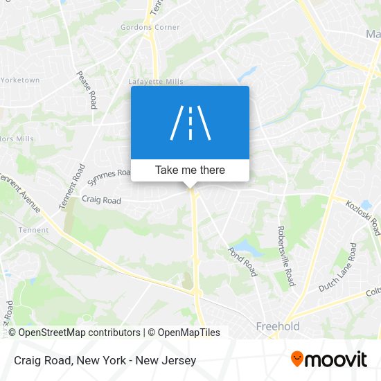 Craig Road map