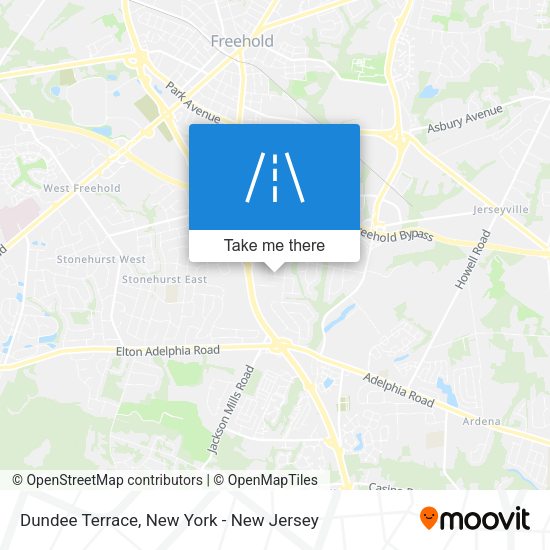 Mapa de Dundee Terrace
