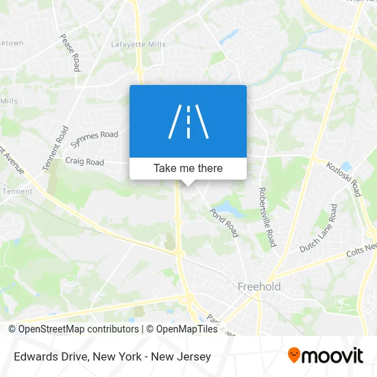 Edwards Drive map