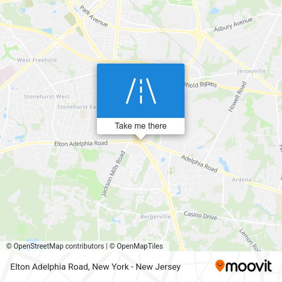 Mapa de Elton Adelphia Road