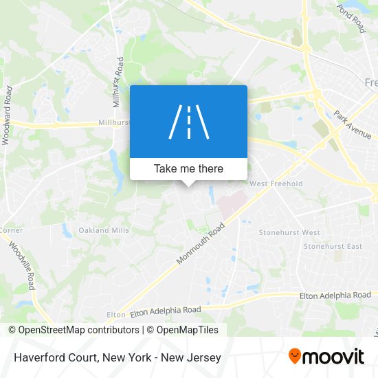 Mapa de Haverford Court