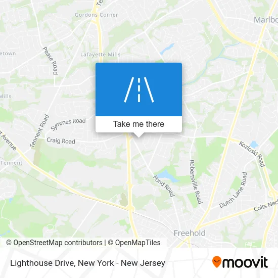 Lighthouse Drive map