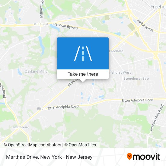 Mapa de Marthas Drive