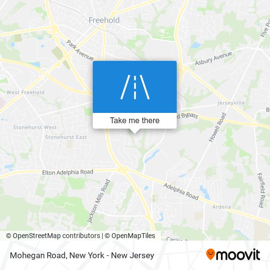 Mohegan Road map