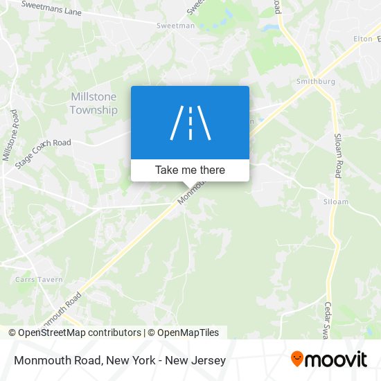 Monmouth Road map