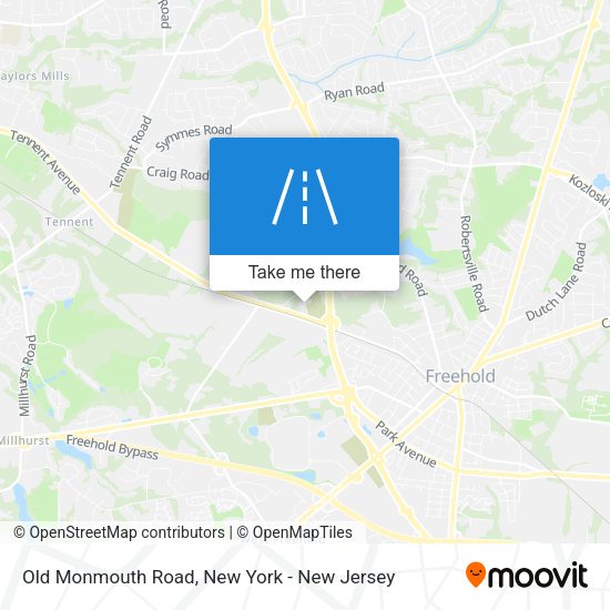Mapa de Old Monmouth Road